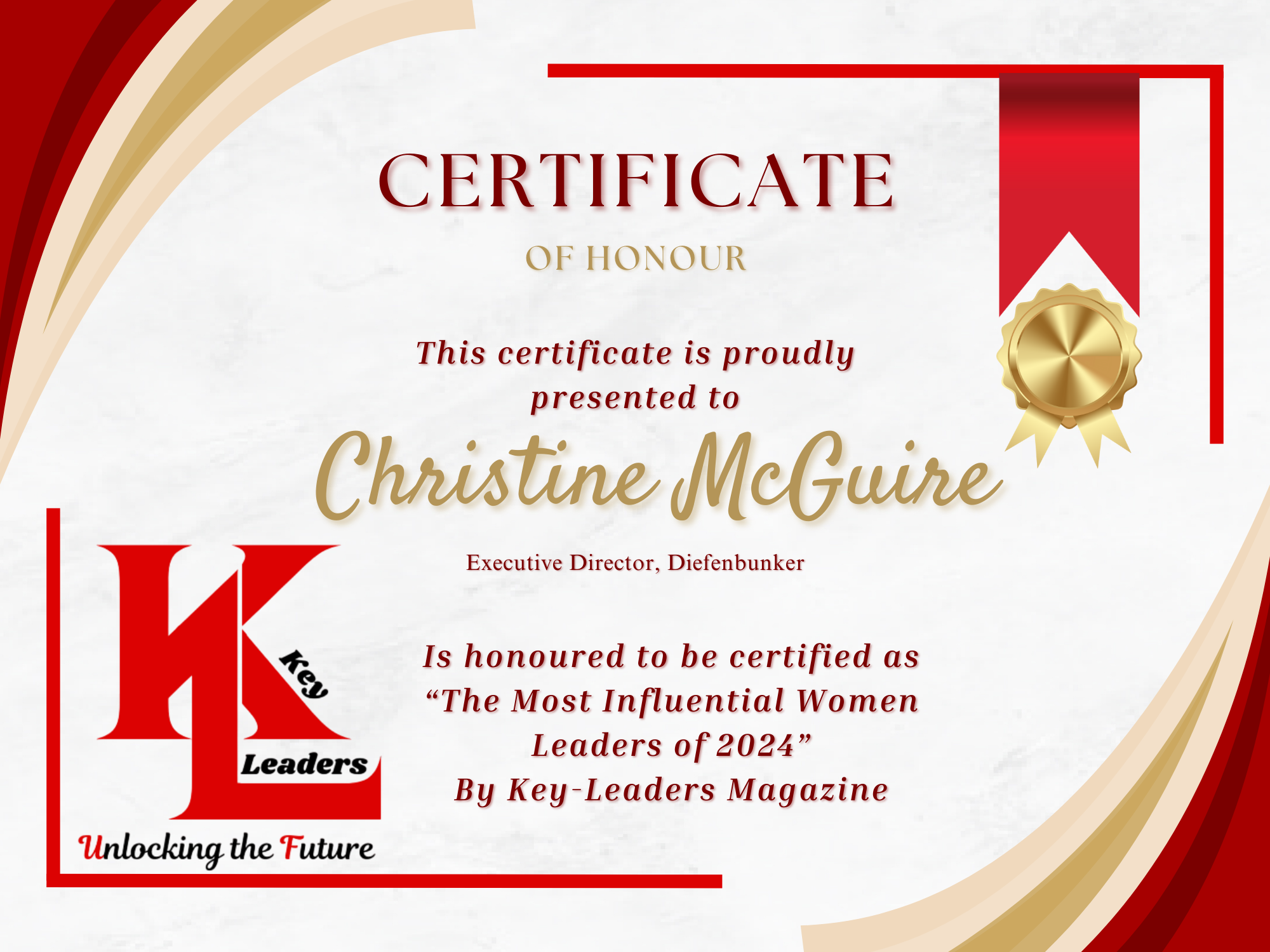 Christine McGuire,
        Executive Director, Diefenbunker